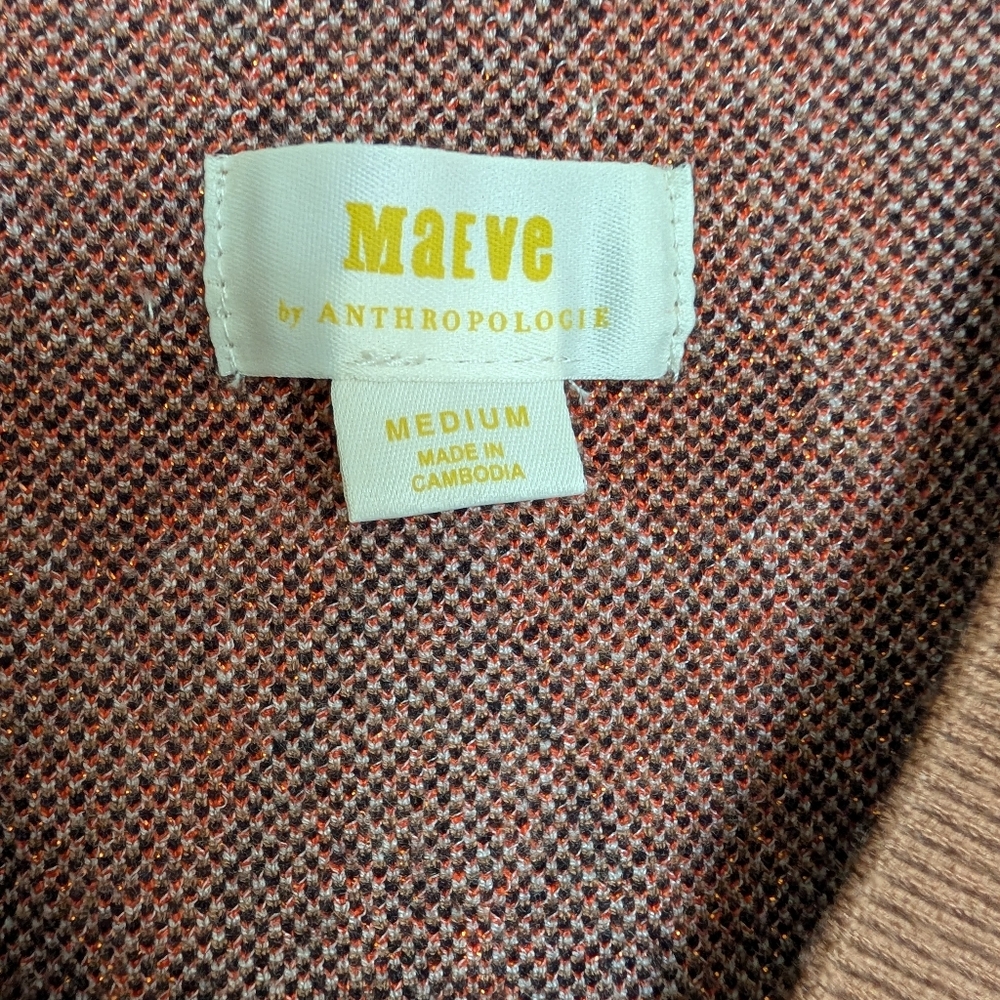 Maeve Vera Jacquard Sweater Vest, M - Picture 4 of 5